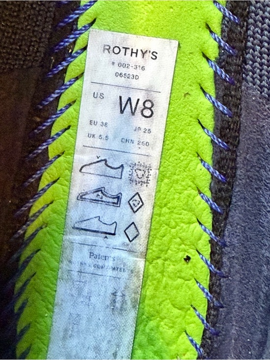 Rothys The Point Shoes Womens
Size 8 Blue Knit Pointed Toe
Ballet Flats - Picture 5 of 9